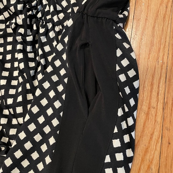 I.N. San Francisco Black and White High-Neck Tank Too Jumpsuit - Size M - Picture 3 of 6